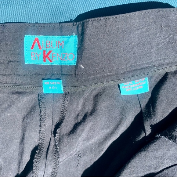 KENZO very high waist pleated pants ballon - Picture 3 of 7